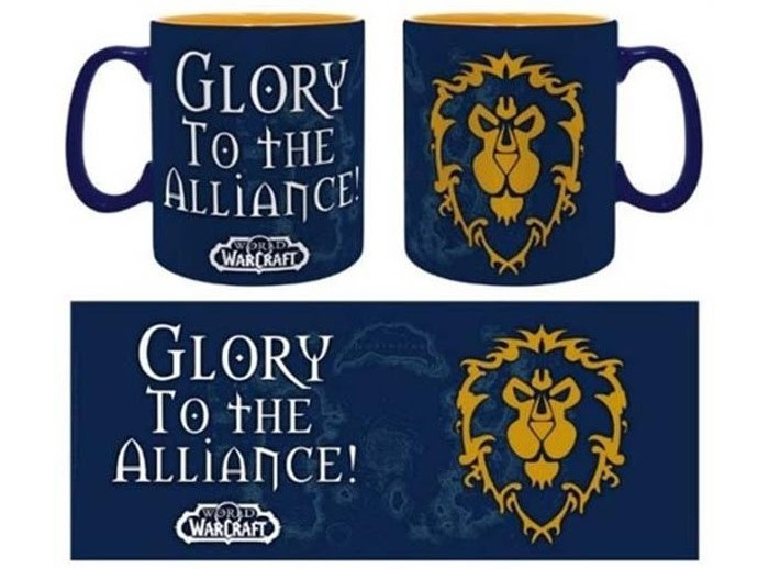 World of Warcraft Glory to the Alliance bögre