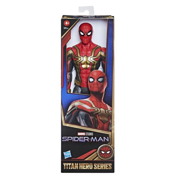 Marvel Titan Hero Series Spider-Man akciófigura (piros-fekete-arany)
