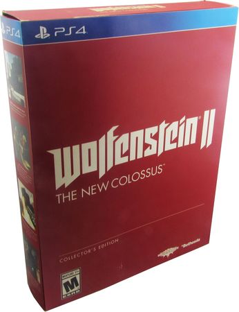 Wolfenstein II The New Colossus Collectors Edition PS4, steelbook és játék nélkül)