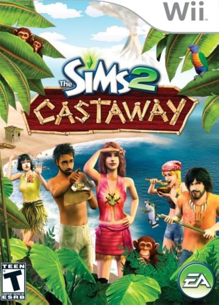 The Sims 2 Castaway - Nintendo Wii Játékok