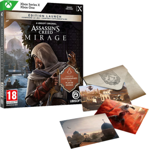 Assassins Creed Mirage Launch Edition Bónusz tartalom (Csak a Slipcase, Bagdad térkép, Litográfia)