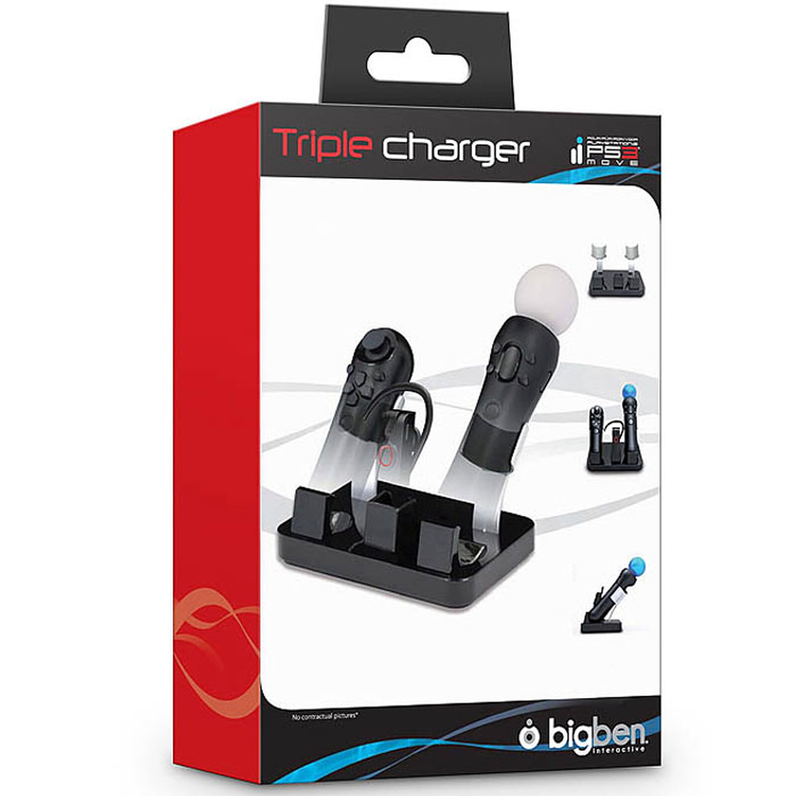 Bigben PS3 Triple Charger - PlayStation 3 Kiegészítők