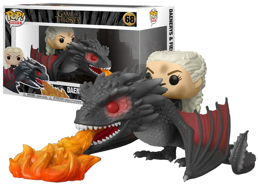 Funko Pop Rides Game of Thrones Fiery Drogon (doboz nélkül csak a sárkány)