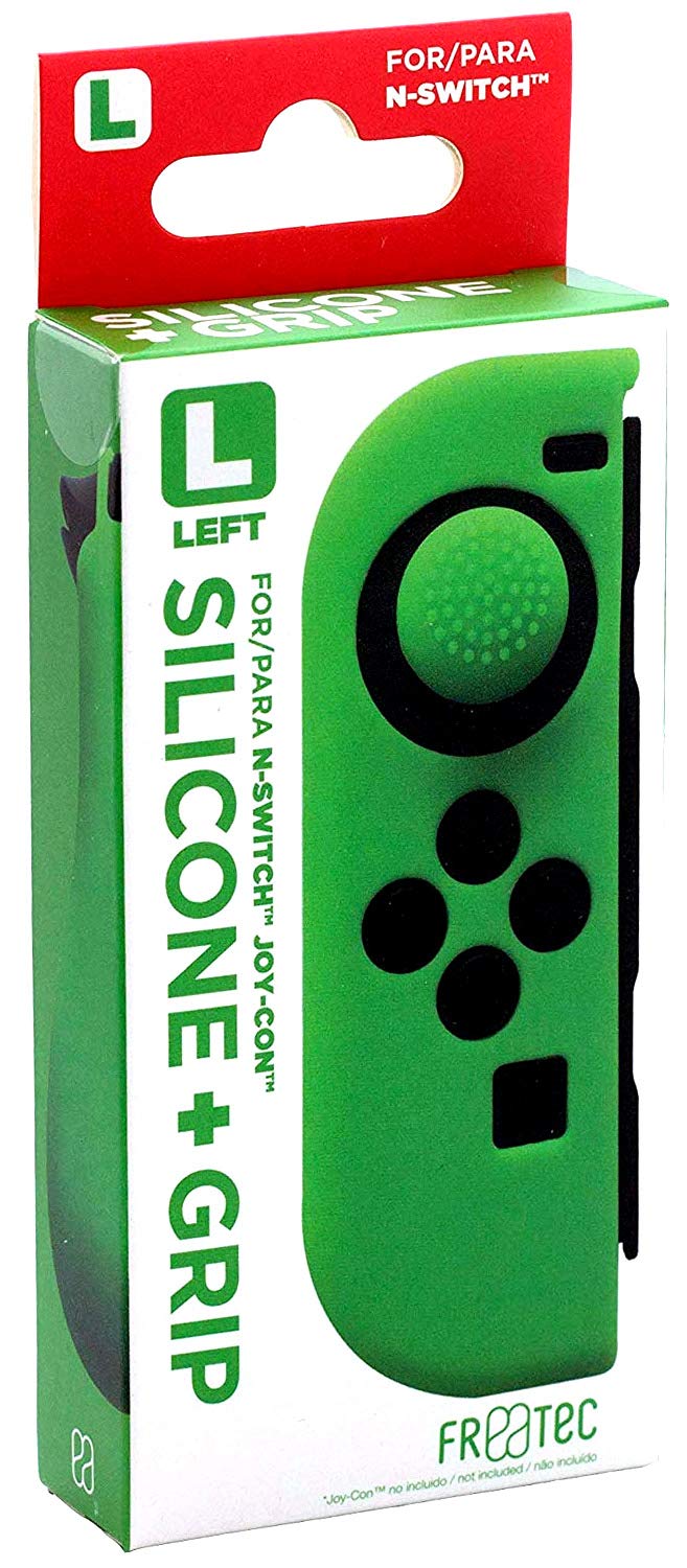 FR-TEC Joy Con Szilikon védőtok + Grip zöld (Bal, FT1015)