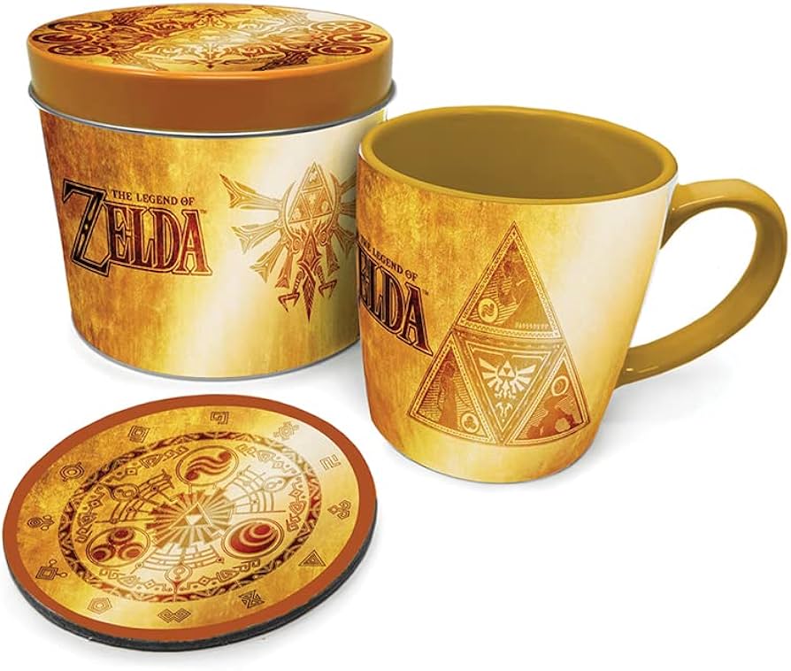 The Legend of Zelda Mug and Coaster Tin Set