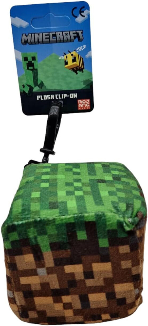 Minecraft Plush Clip-on Grass Block