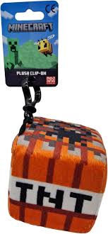 Minecraft Plush Clip-on TNT