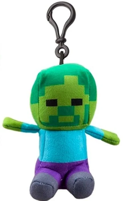 Minecraft Plush Clip-on Zombie (13cm)