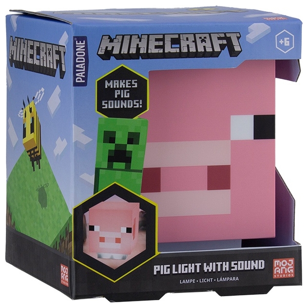 Minecraft Pig lámpa hanggal