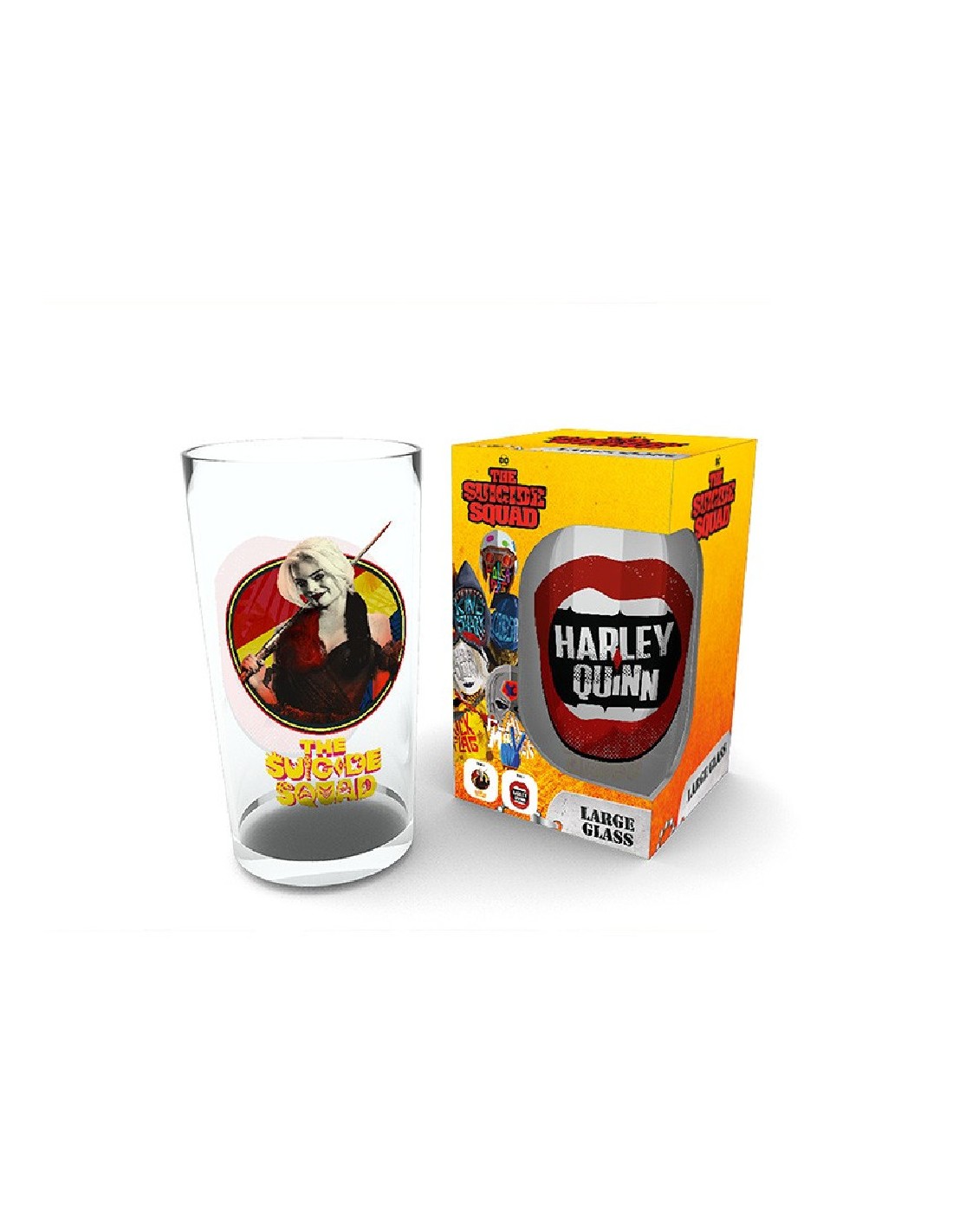 The Suicide Squad Harley Quinn Üvegpohár (500ml)