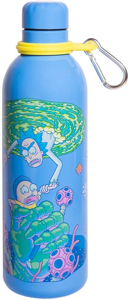 Rick and Morty Metal Bottle Hot Cold 500ml