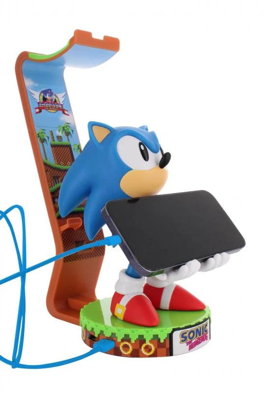 Sonic the hedgehog deluxe edition phone & controller holder plus headphone stand (20 cm)